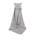 poncho de bain bébé velours
