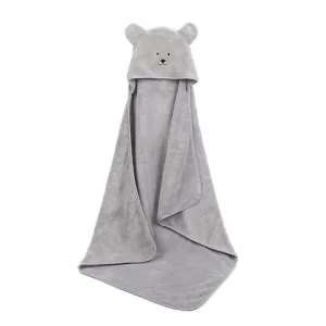 poncho de bain bébé velours