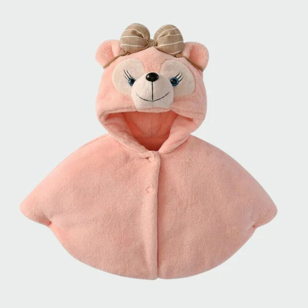 poncho enfant oursonne