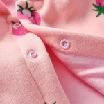 poncho tendance rose fraise pour fille