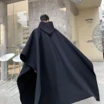 poncho à motifs japonais pour homme