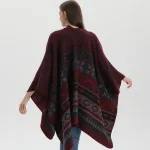poncho boho pour femme