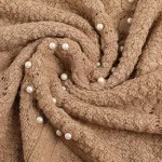 poncho ethnique à porter avec des perles