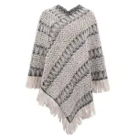 poncho en laine femme