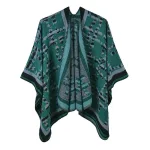 poncho femme en laine