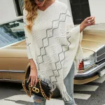 poncho femme avec capuche