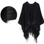 poncho mode femme cachemire