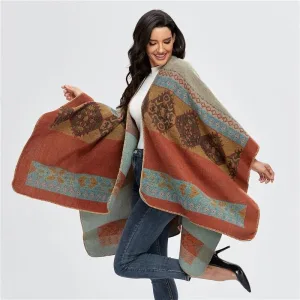 poncho femme chic