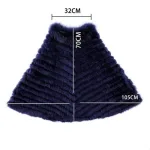 poncho femme chic court