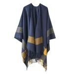 poncho femme coton hiver