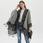 poncho femme élégant