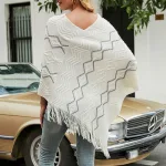 poncho femme élégant