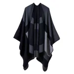 couverture poncho femme moderne