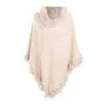 poncho doux pour femme en cachemire