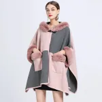 cape en fourrure élégante pour femme