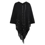 poncho femme en perles