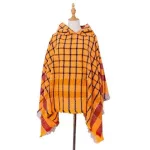 poncho femme en tissu respirant