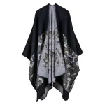 poncho femme en tricot