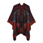 poncho chic en couleur