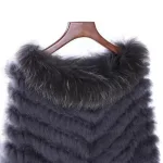 poncho femme court en peluche