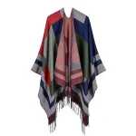 vêtement femme poncho frange