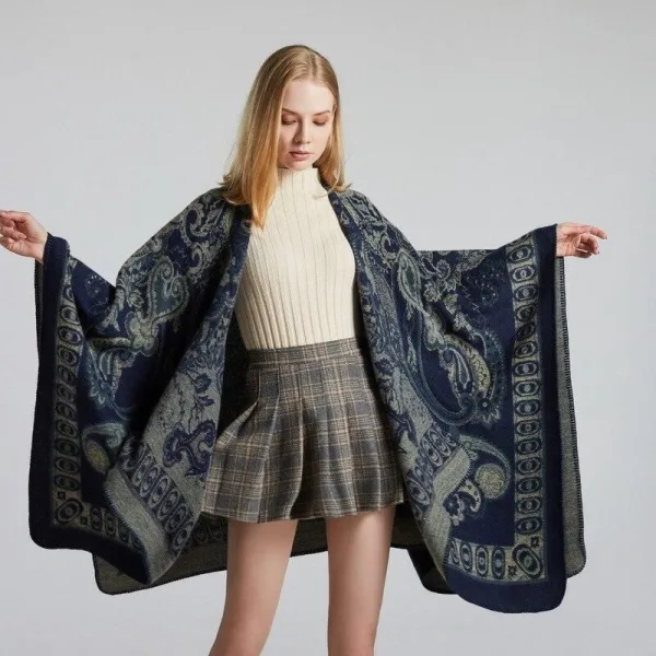 poncho femme grande taille