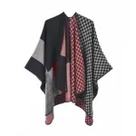 poncho femme pour l'hiver