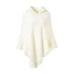 poncho à capuche confortable pour femme