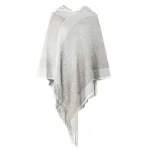 mode poncho femme capuche