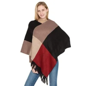 poncho femme laine hiver