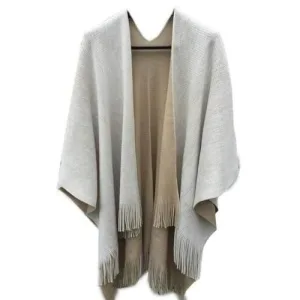 poncho en laine pour femme