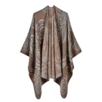 poncho indien femme en laine