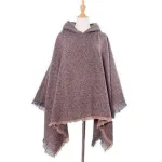 poncho élégant femme