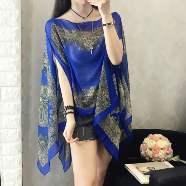 poncho femme mode