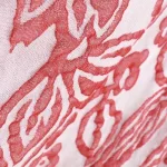 poncho en cachemire à motifs floraux
