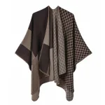 grand poncho stylé femme