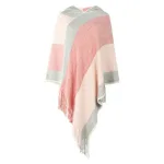 vêtement poncho femme capuche