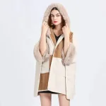 cape femme en fourrure