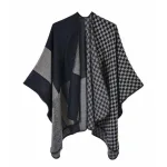 poncho décontracté femme
