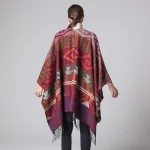 vêtement tendance poncho long