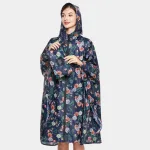 vêtement imperméable fleuri poncho pluie