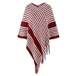 poncho en tricot pour les mois froids