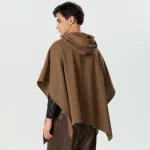vêtement homme poncho capuche