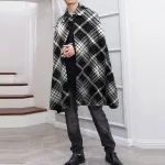 poncho homme confort hiver