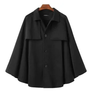 poncho homme black edition