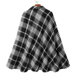 poncho pour homme en laine