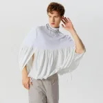 poncho homme avec capuche