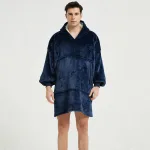 poncho homme doux et chaud