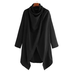 poncho homme manches longues