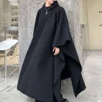 poncho long fashion pour homme